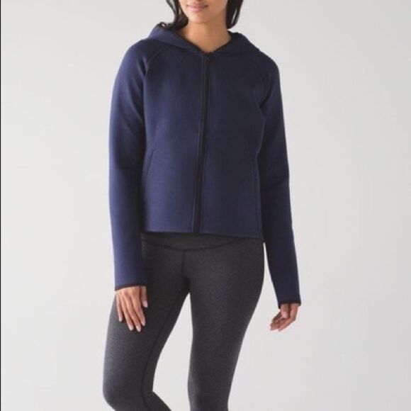 Lululemon Blue City Bound Full Zip Hoodie - Women’s 4 - Picture 1 of 14